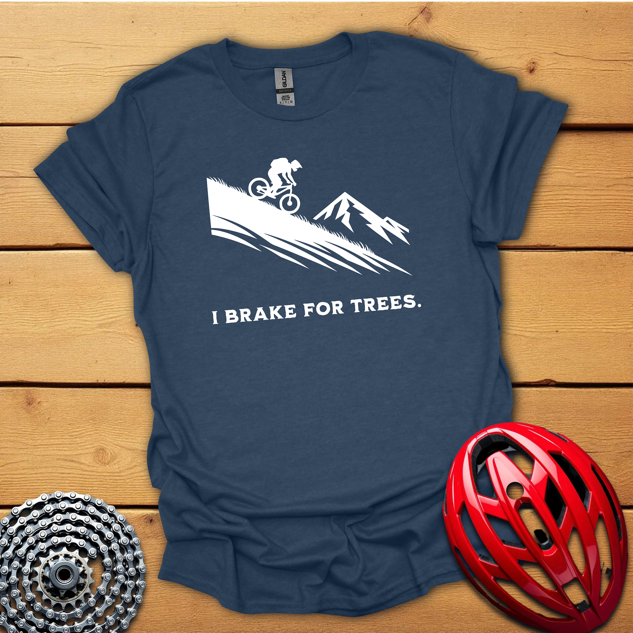 I brake for Trees Downhill T-Shirt