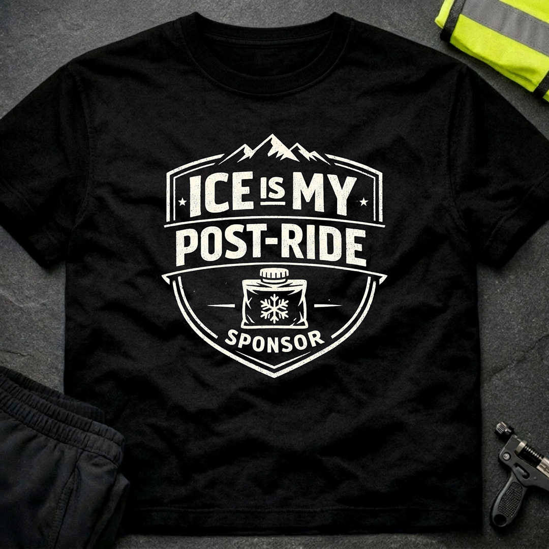 Ice is my post ride sponsor T-Shirt
