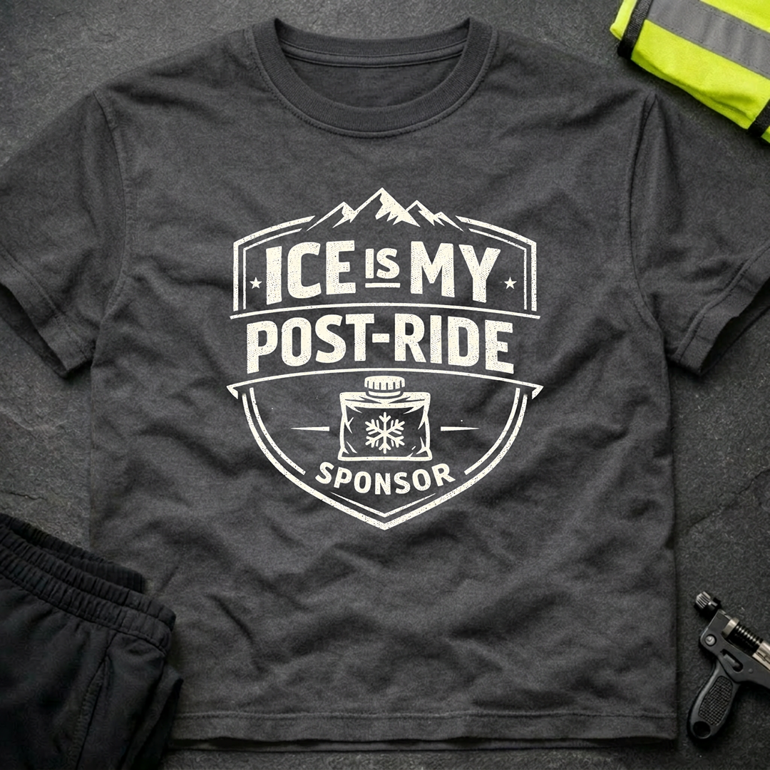 Ice is my post ride sponsor T-Shirt