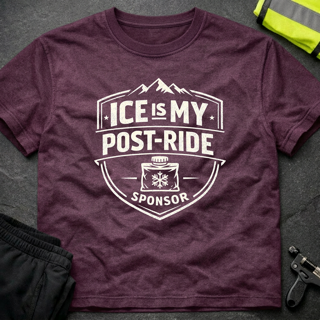 Ice is my post ride sponsor T-Shirt
