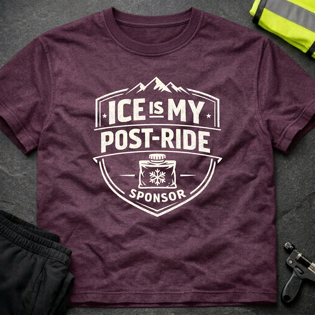 Ice is my post ride sponsor T-Shirt
