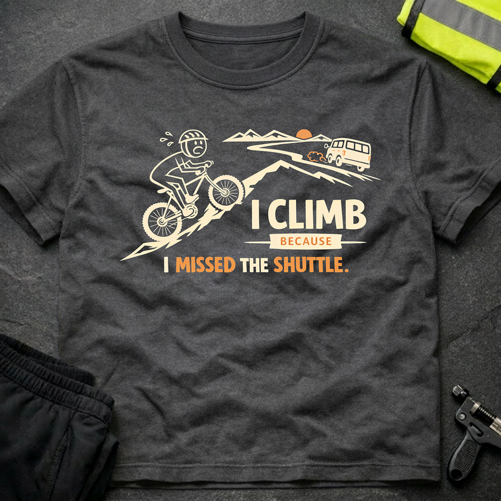 I climb because I missed the shuttle T-Shirt