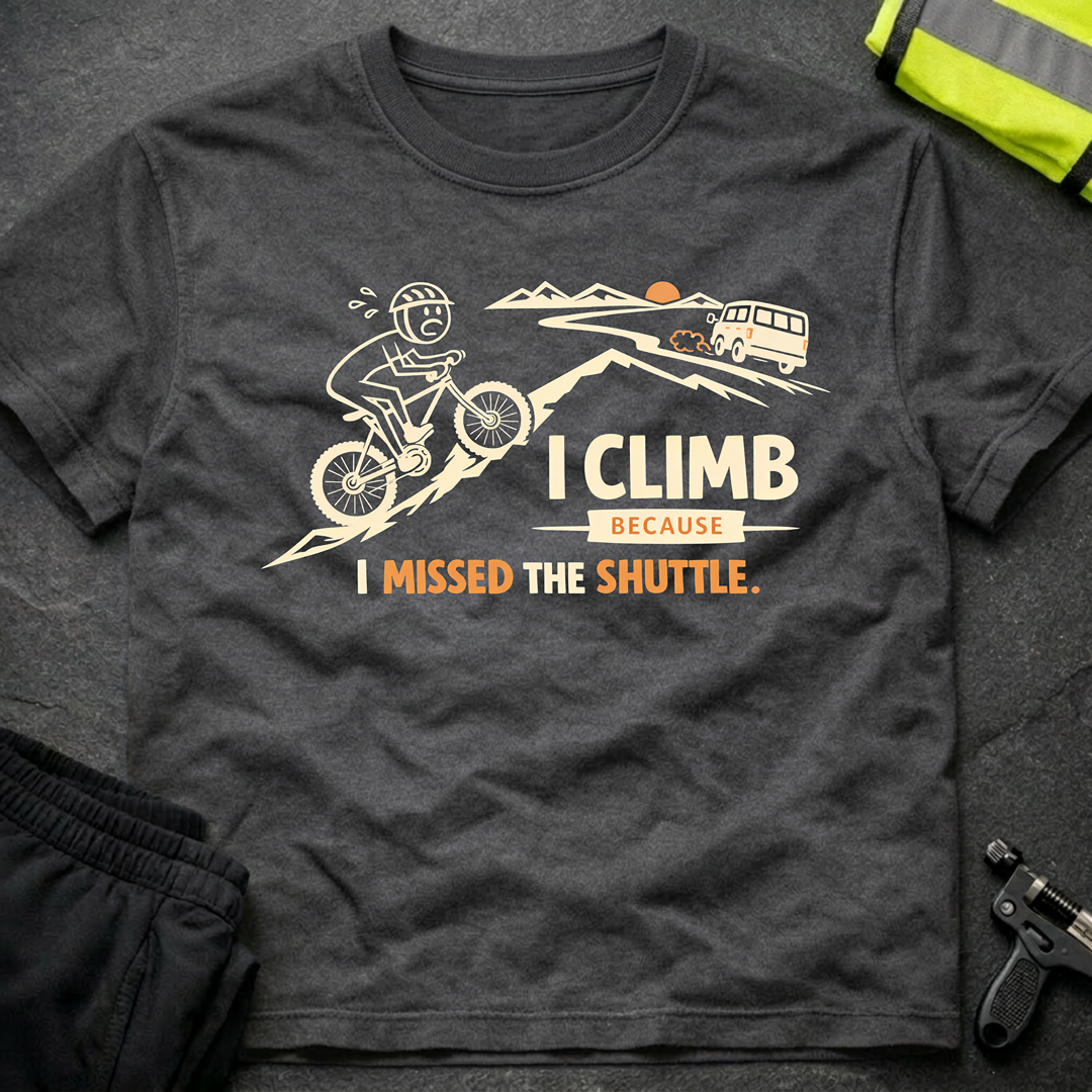 I climb because I missed the shuttle T-Shirt