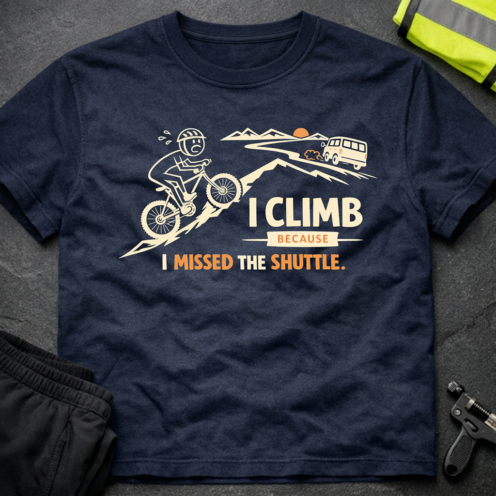 I climb because I missed the shuttle T-Shirt