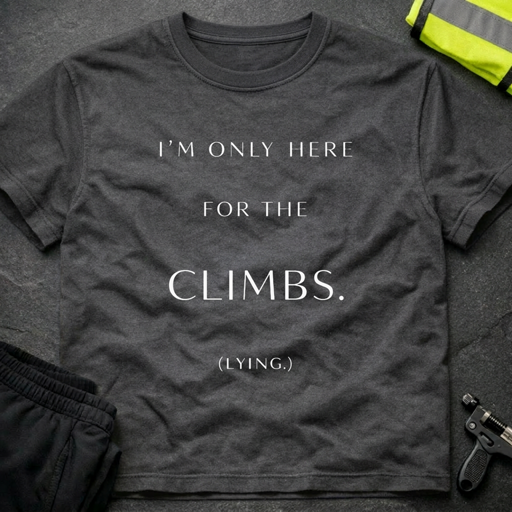I'm only here for the climbs T-Shirt