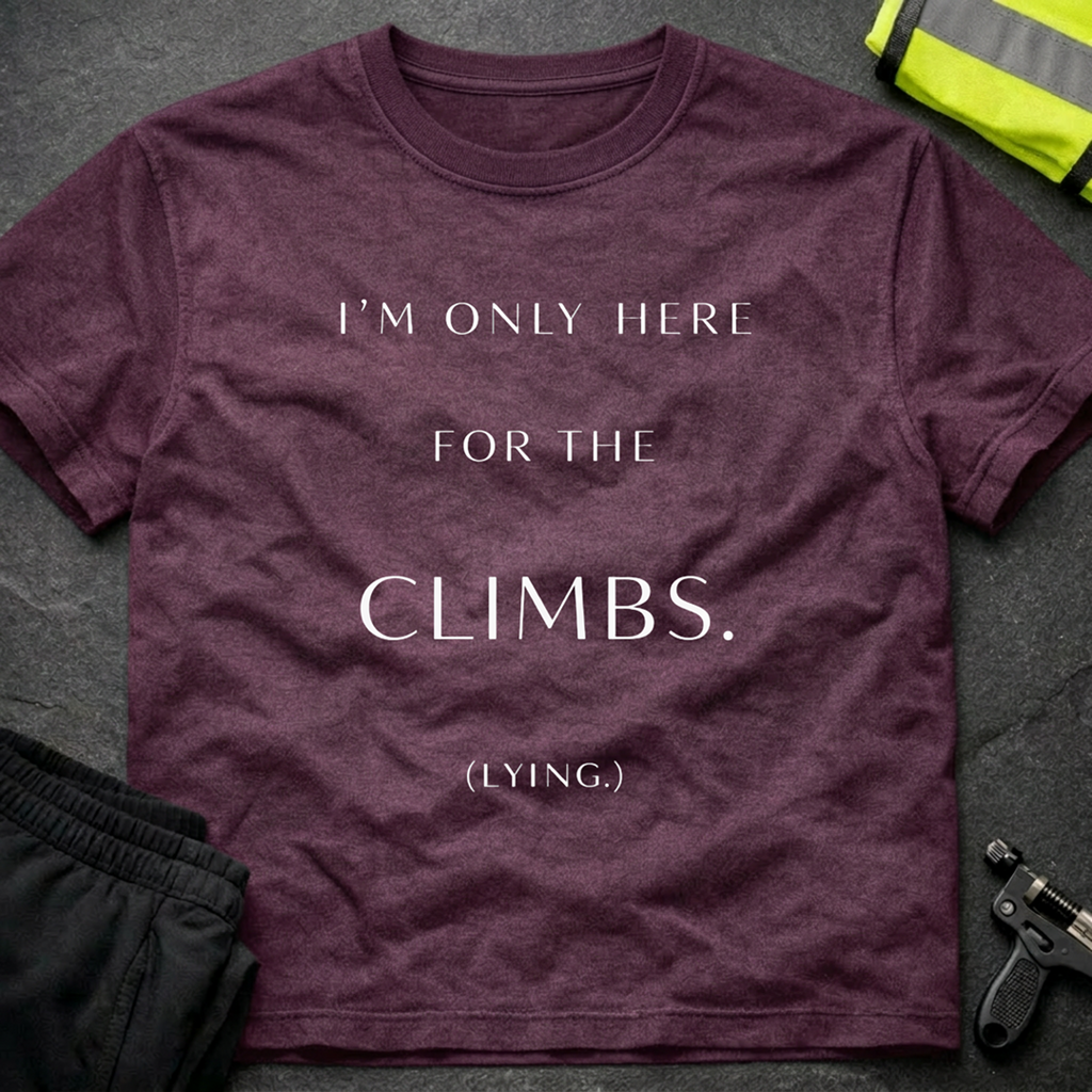 I'm only here for the climbs T-Shirt
