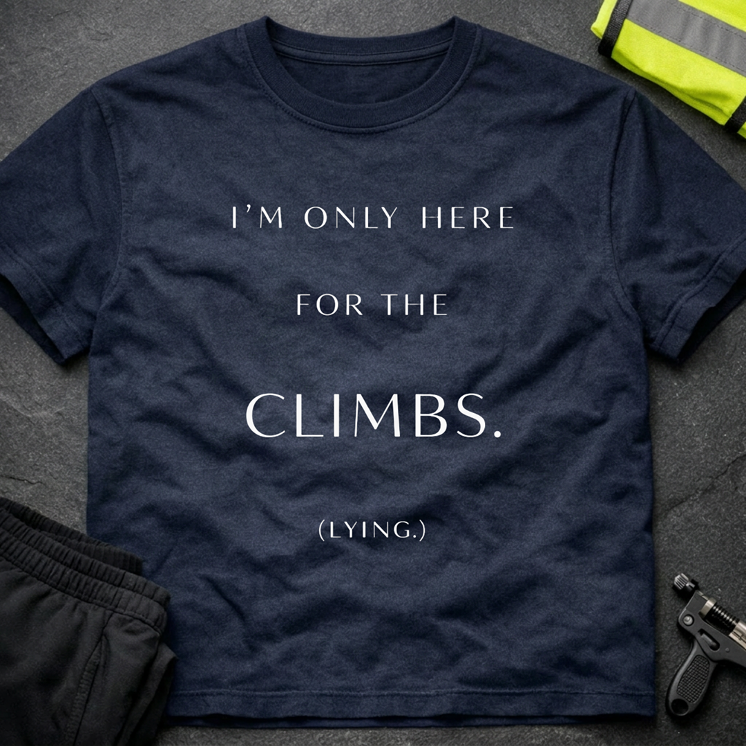 I'm only here for the climbs T-Shirt