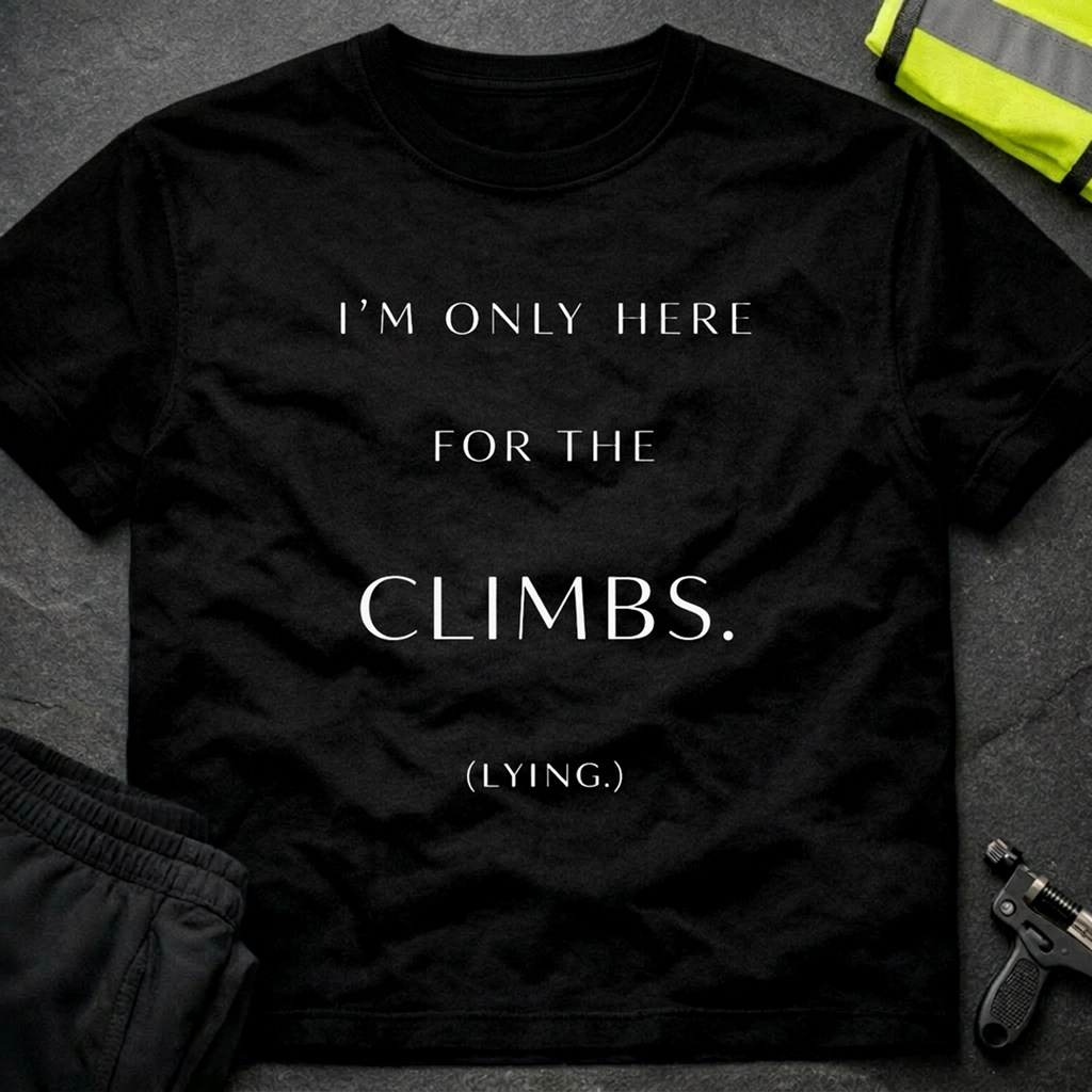 I'm only here for the climbs T-Shirt