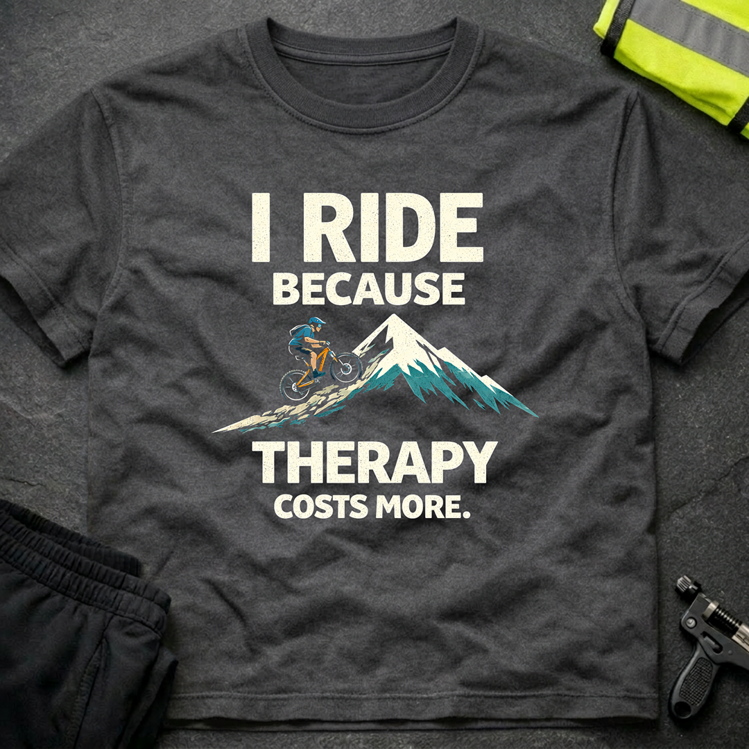 I Ride because therapy costs more T-Shirt
