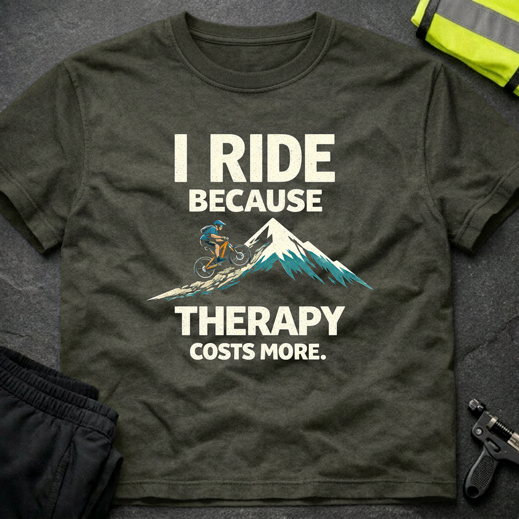 I Ride because therapy costs more T-Shirt