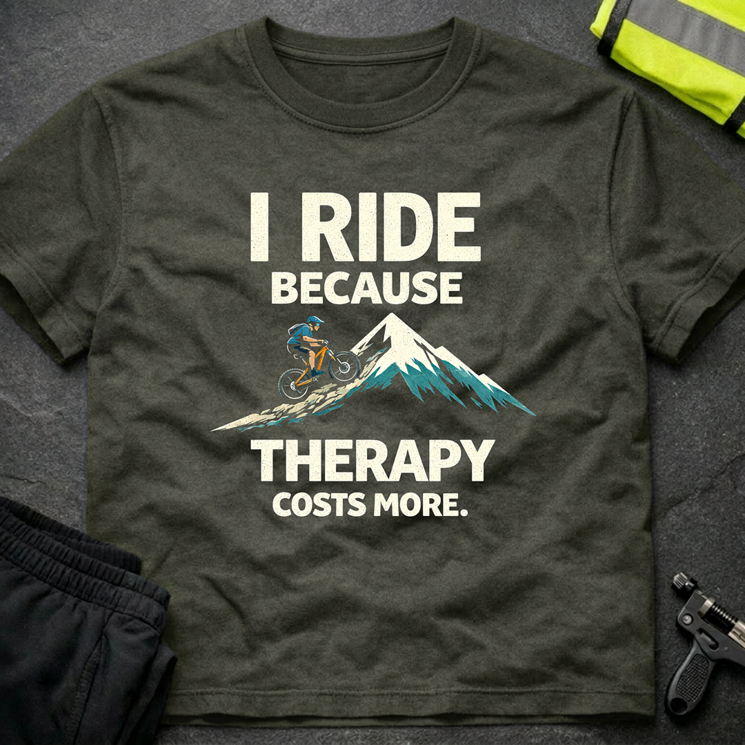I Ride because therapy costs more T-Shirt
