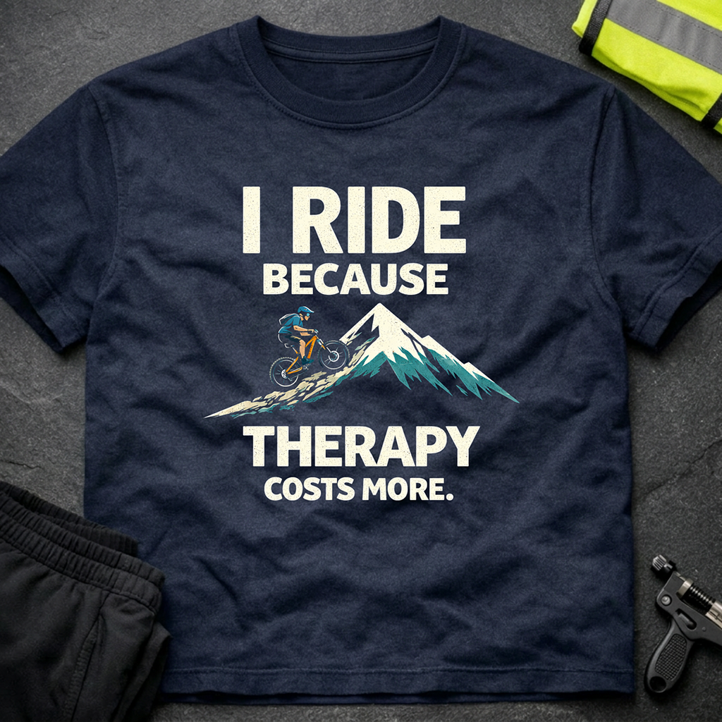 I Ride because therapy costs more T-Shirt