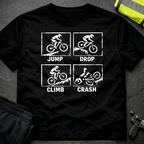 Jump Drop Climb Crash T-Shirt