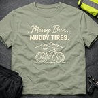 Messy bun Muddy tires T-Shirt