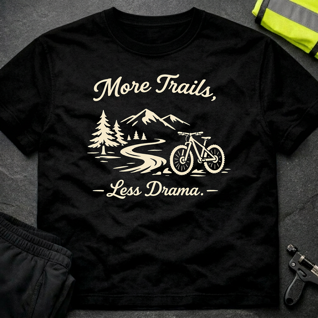 More Trails, less drama T-Shirt