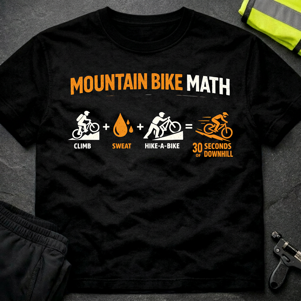 Mountain Bike Math T-Shirt