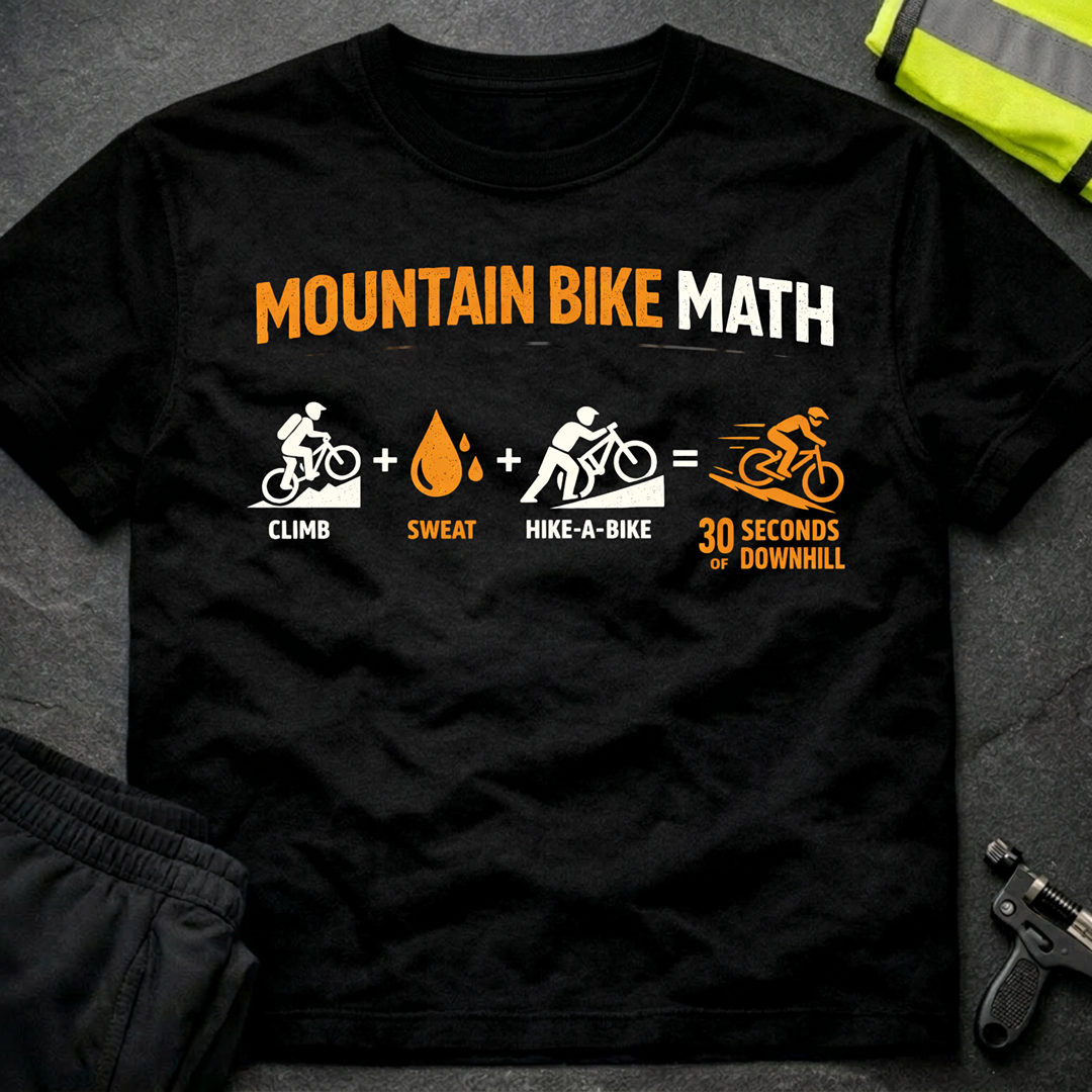 Mountain Bike Math T-Shirt