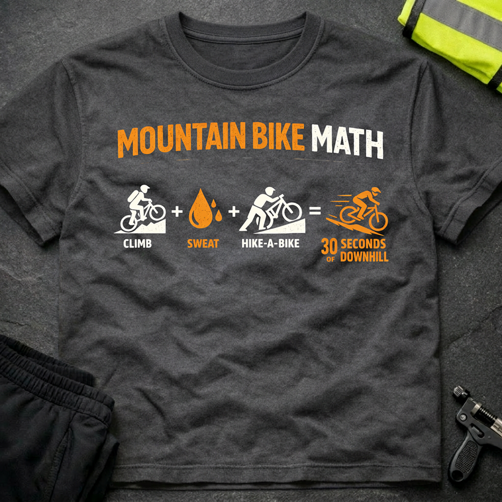 Mountain Bike Math T-Shirt