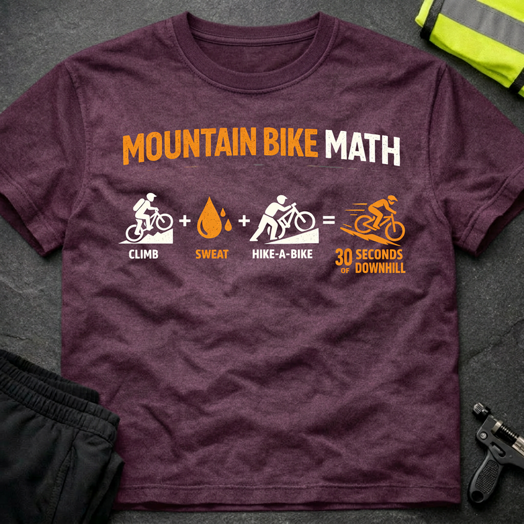 Mountain Bike Math T-Shirt