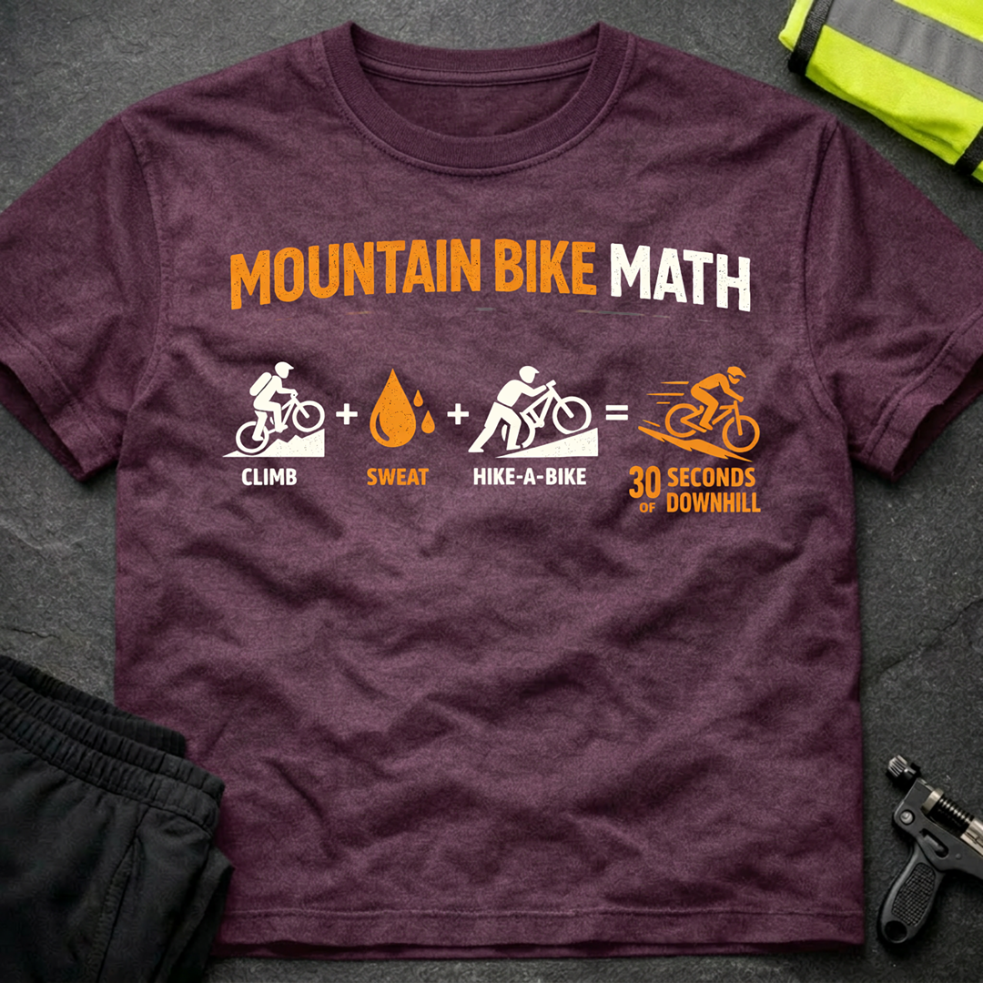 Mountain Bike Math T-Shirt
