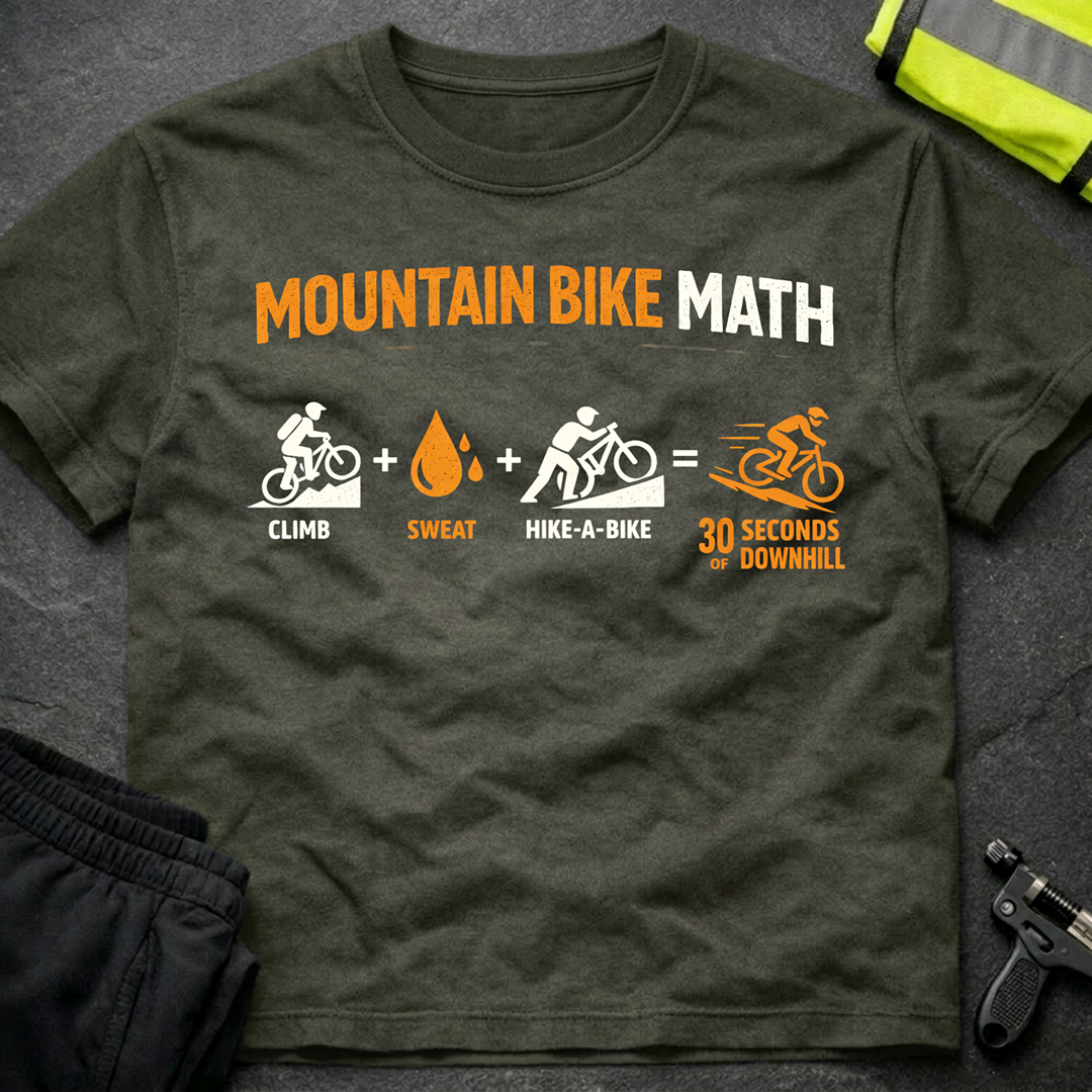Mountain Bike Math T-Shirt