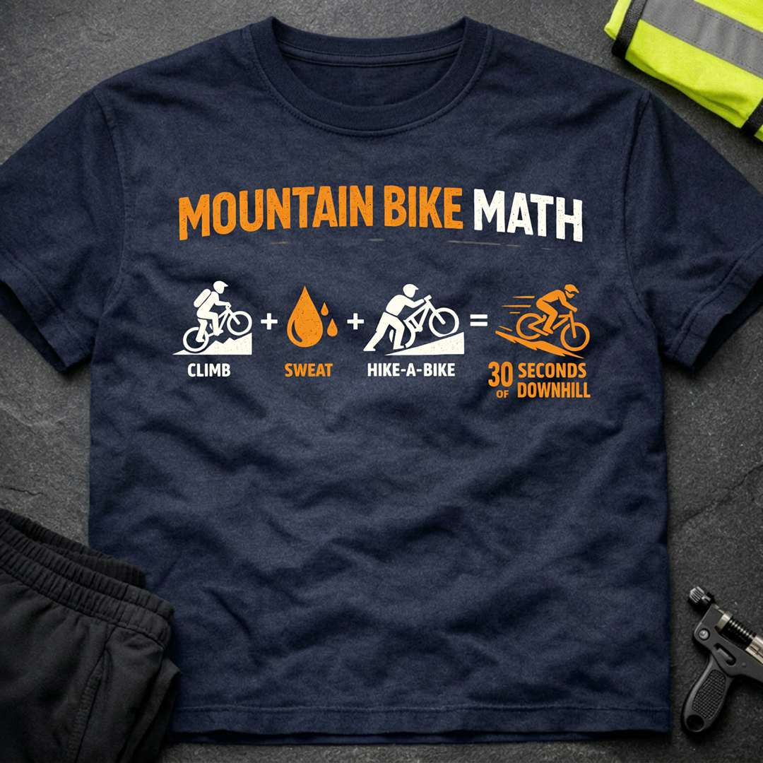 Mountain Bike Math T-Shirt