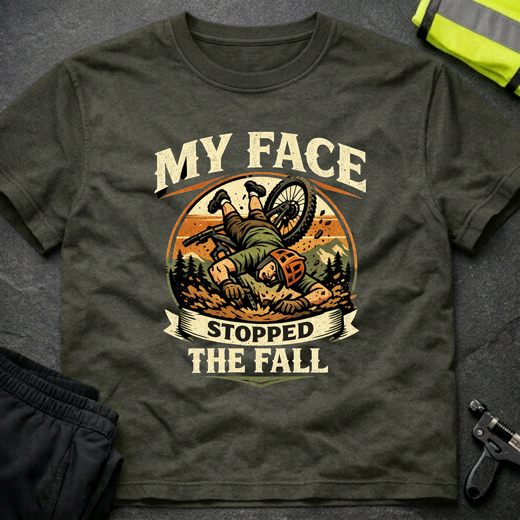 My face stopped the fall T-Shirt