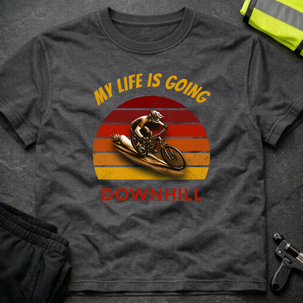 My life is going downhill T-Shirt