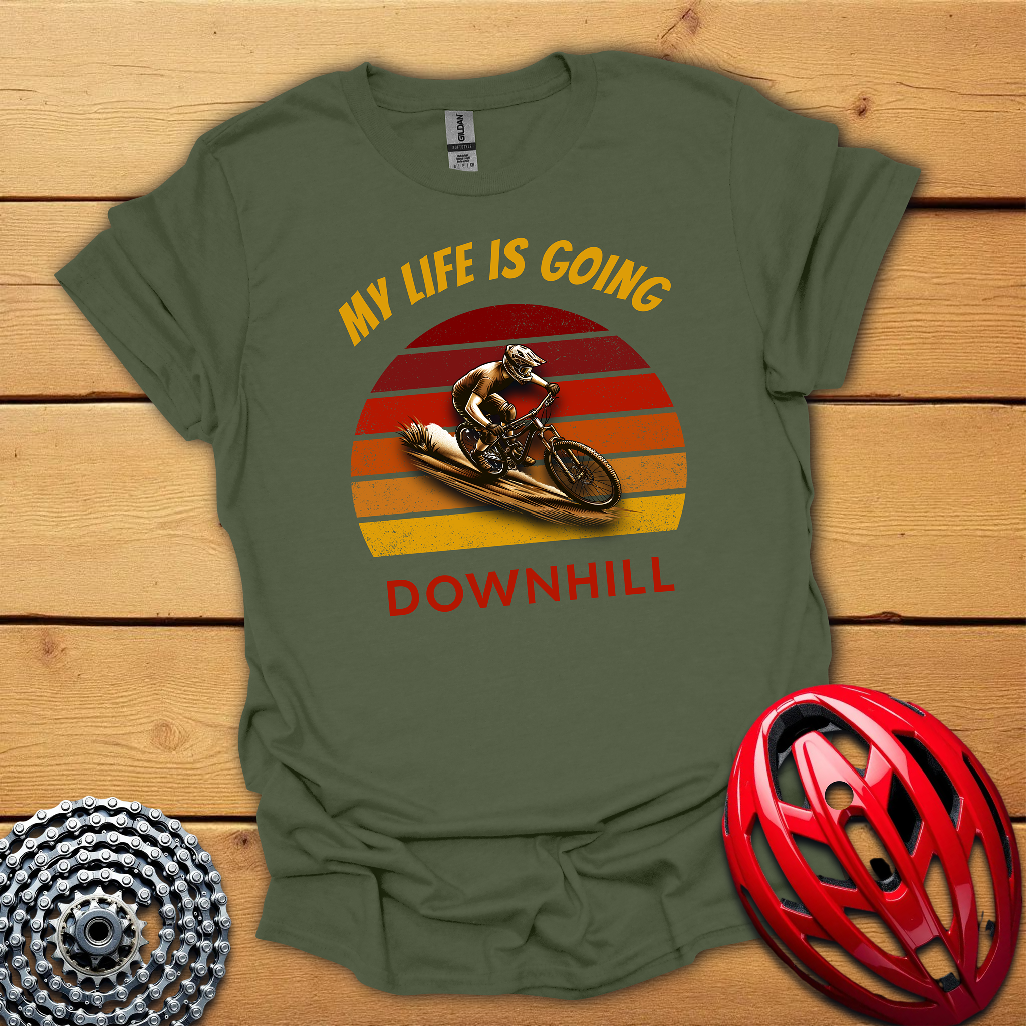 My life is going downhillT-Shirt