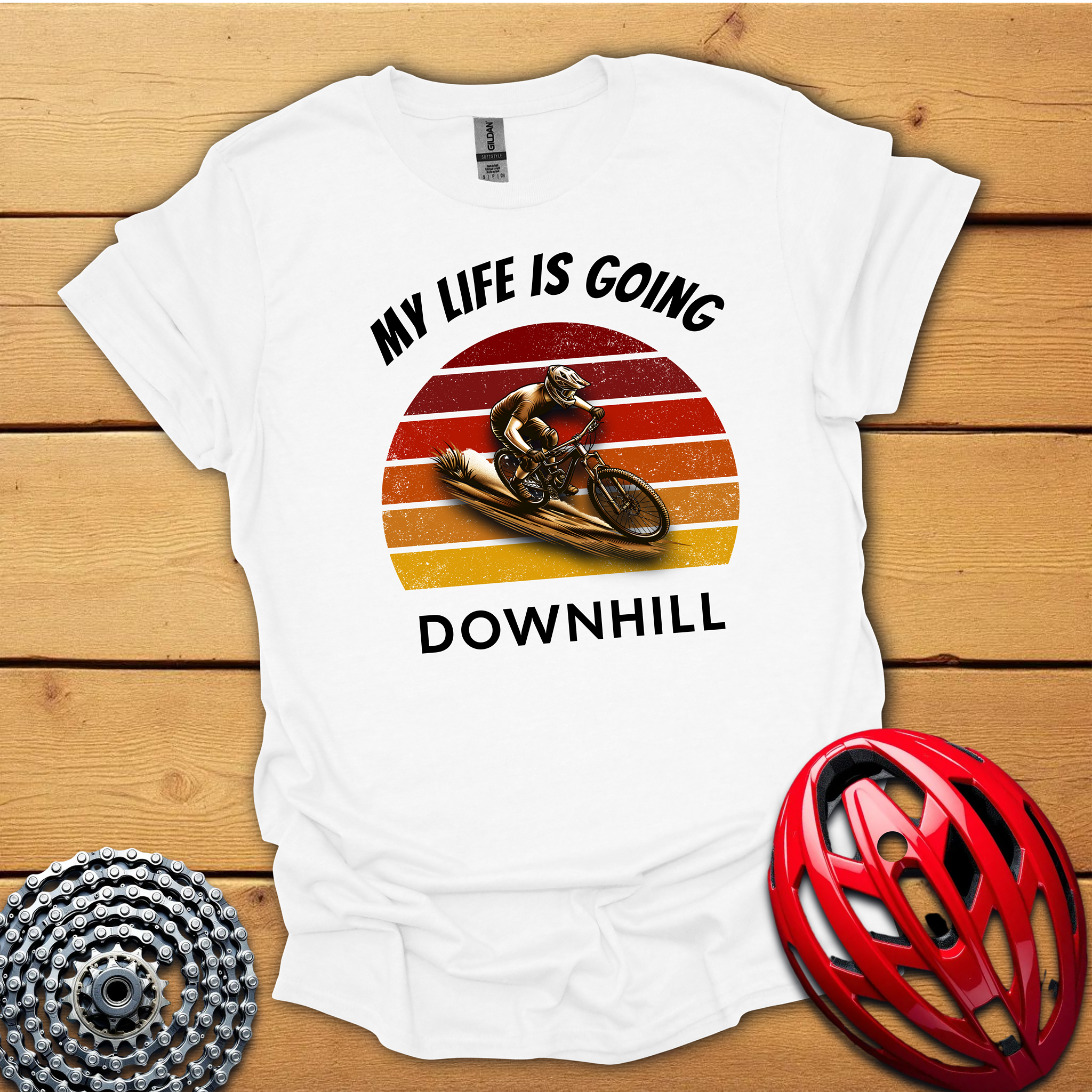 My life is going downhillT-Shirt