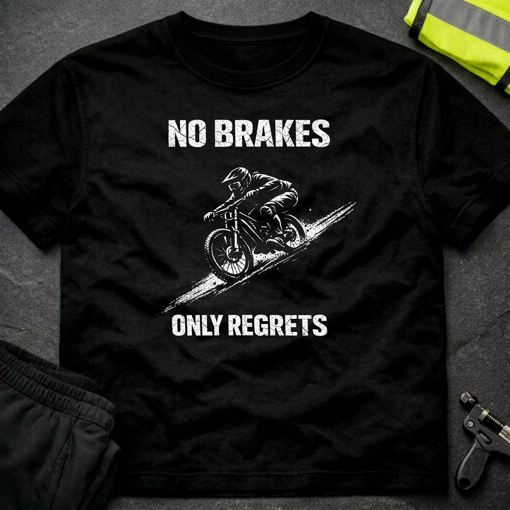 No brakes Only regrets T-Shirt