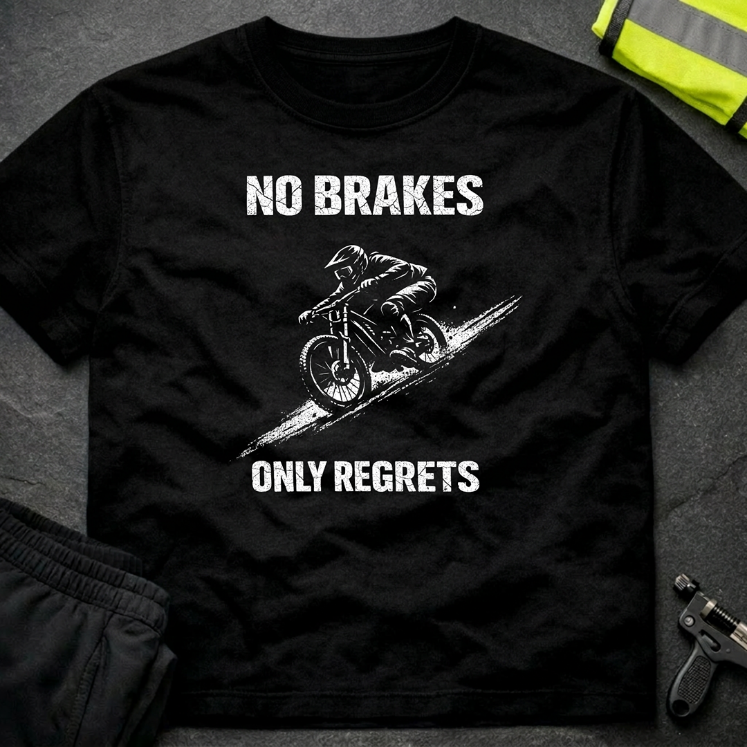No brakes Only regrets T-Shirt