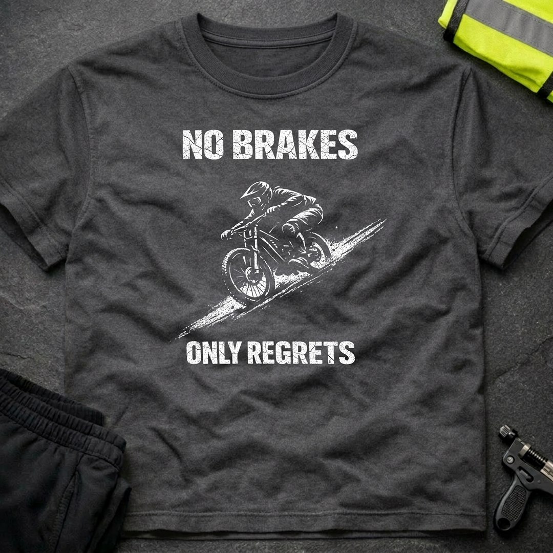 No brakes Only regrets T-Shirt