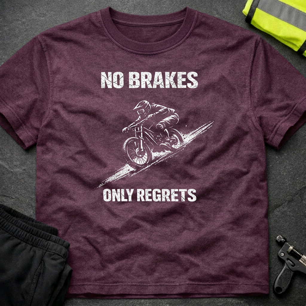 No brakes Only regrets T-Shirt