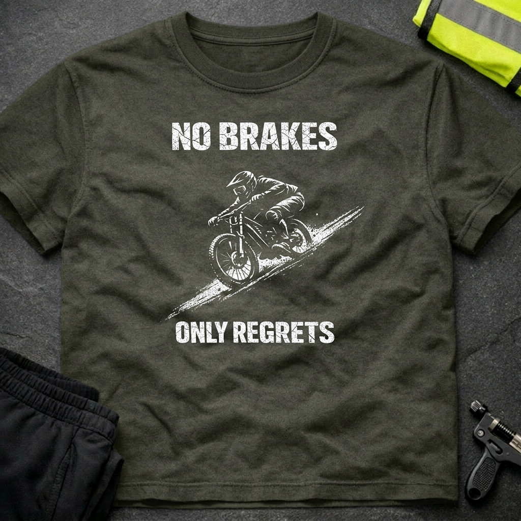 No brakes Only regrets T-Shirt