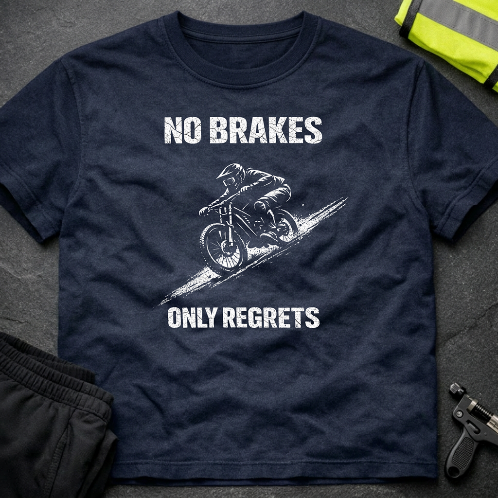No brakes Only regrets T-Shirt