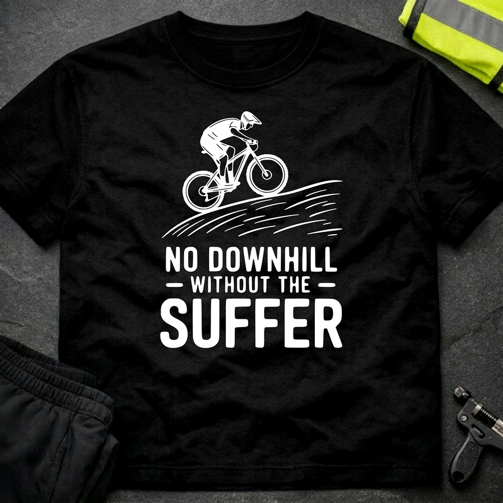 No downhill without the suffer T-Shirt