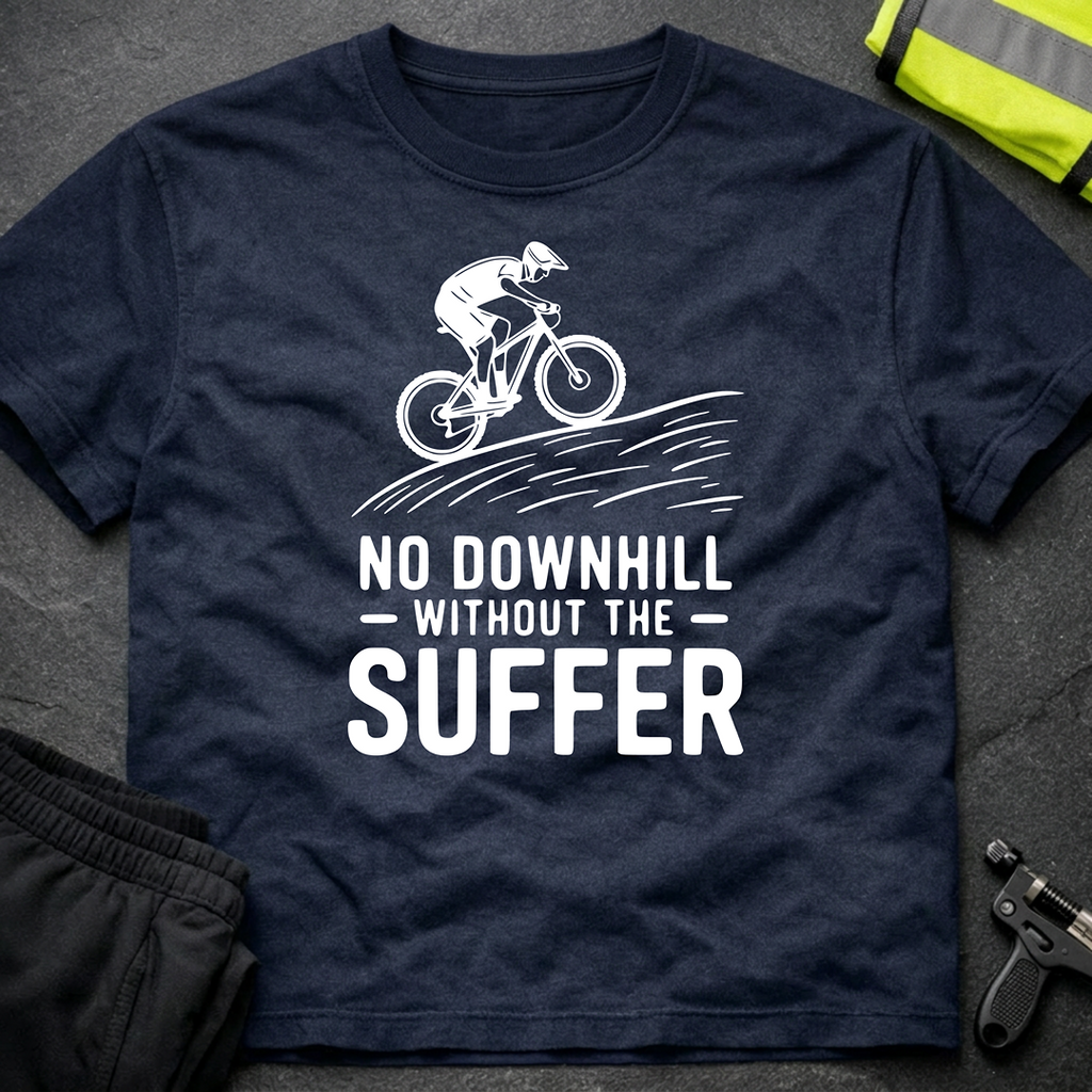 No downhill without the suffer T-Shirt