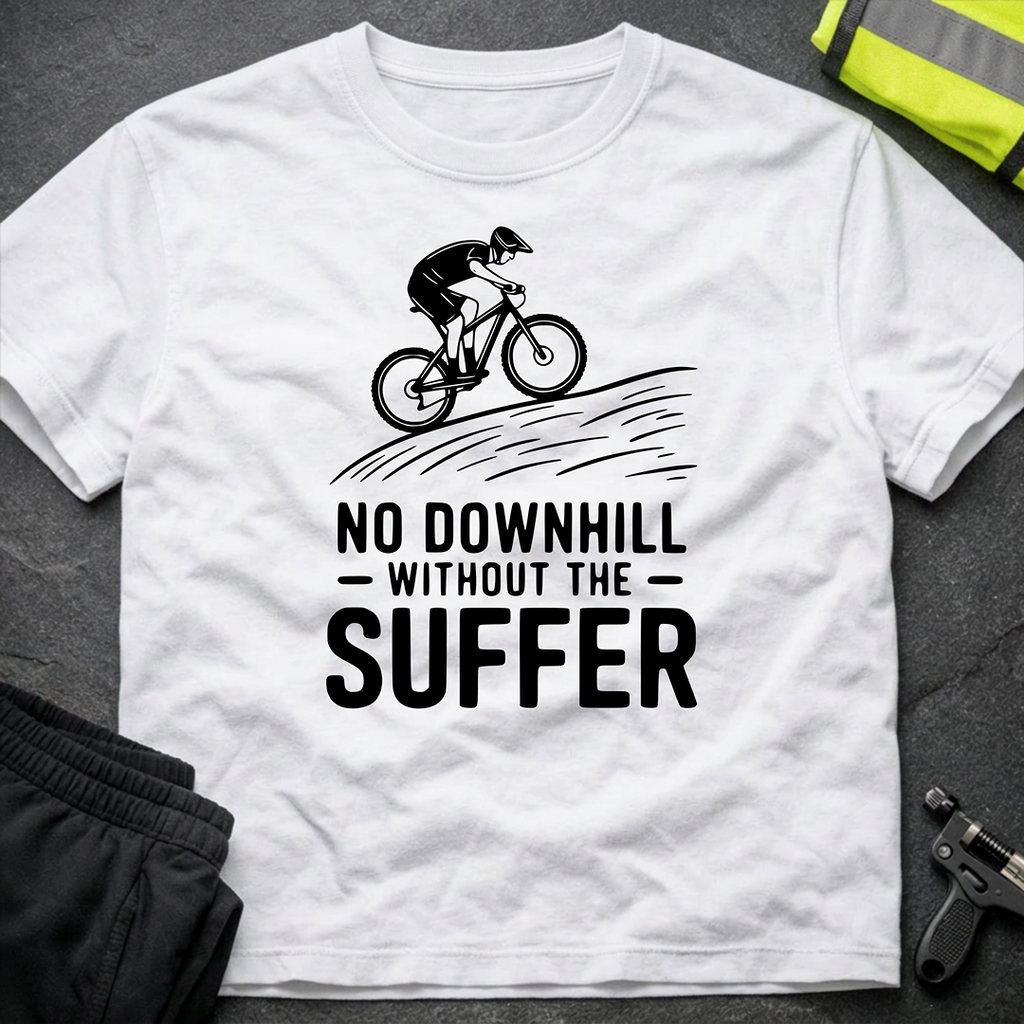 No downhill without the suffer T-Shirt