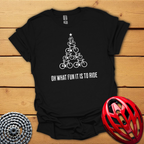 Oh what a fun it is to ride Christmas cycling T-Shirt