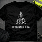Oh what a fun it is to ride Christmas cycling T-Shirt