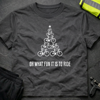 Oh what a fun it is to ride Christmas cycling T-Shirt