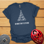 Oh what a fun it is to ride Christmas cycling T-Shirt