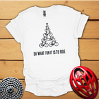 Oh what a fun it is to ride Christmas cycling T-Shirt
