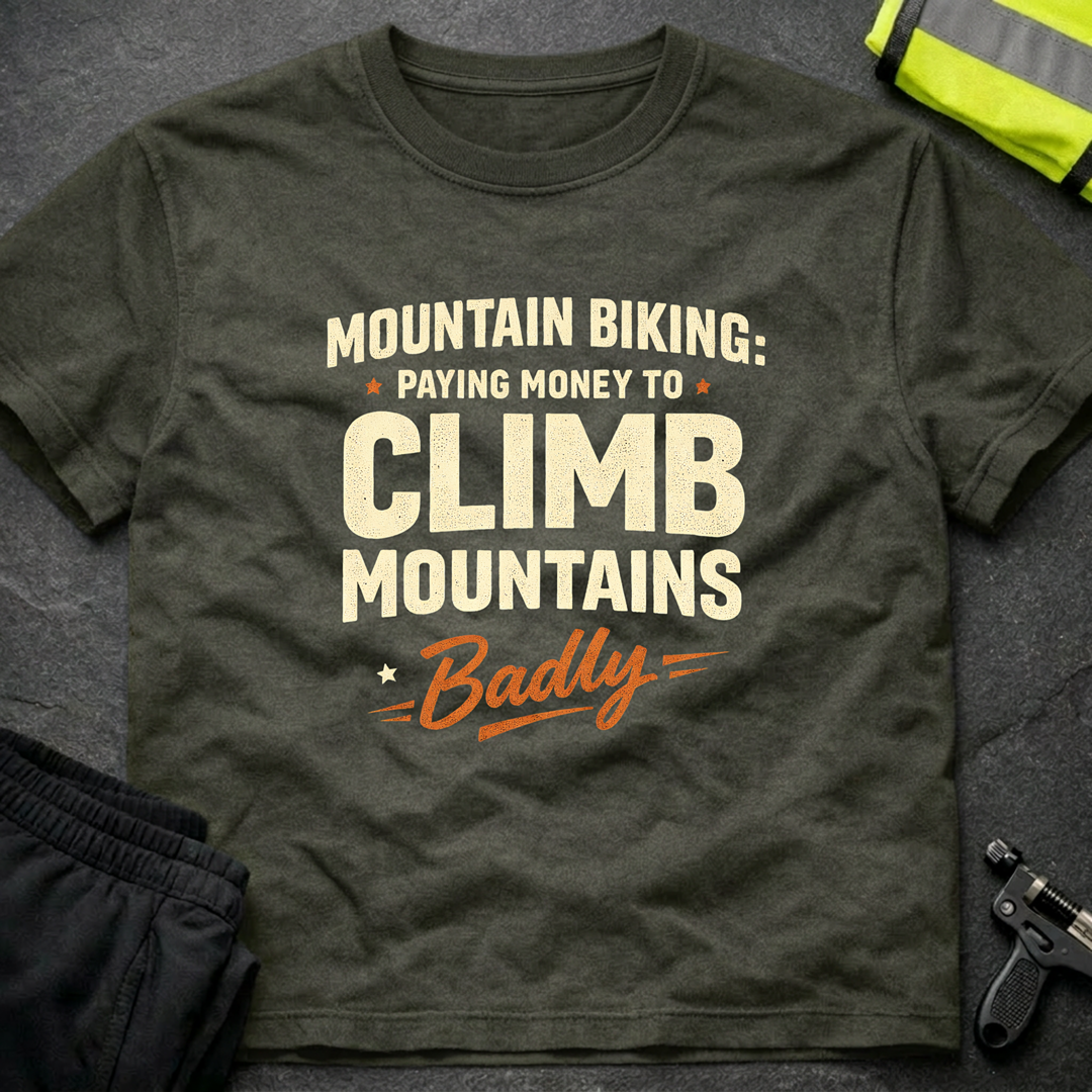 Paying money to climb mountains T-Shirt