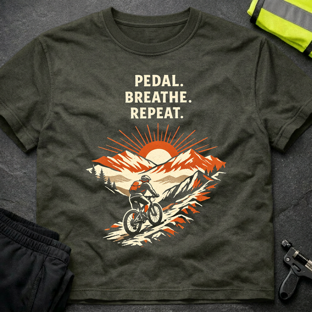 Pedal Breathe Repeat T-Shirt