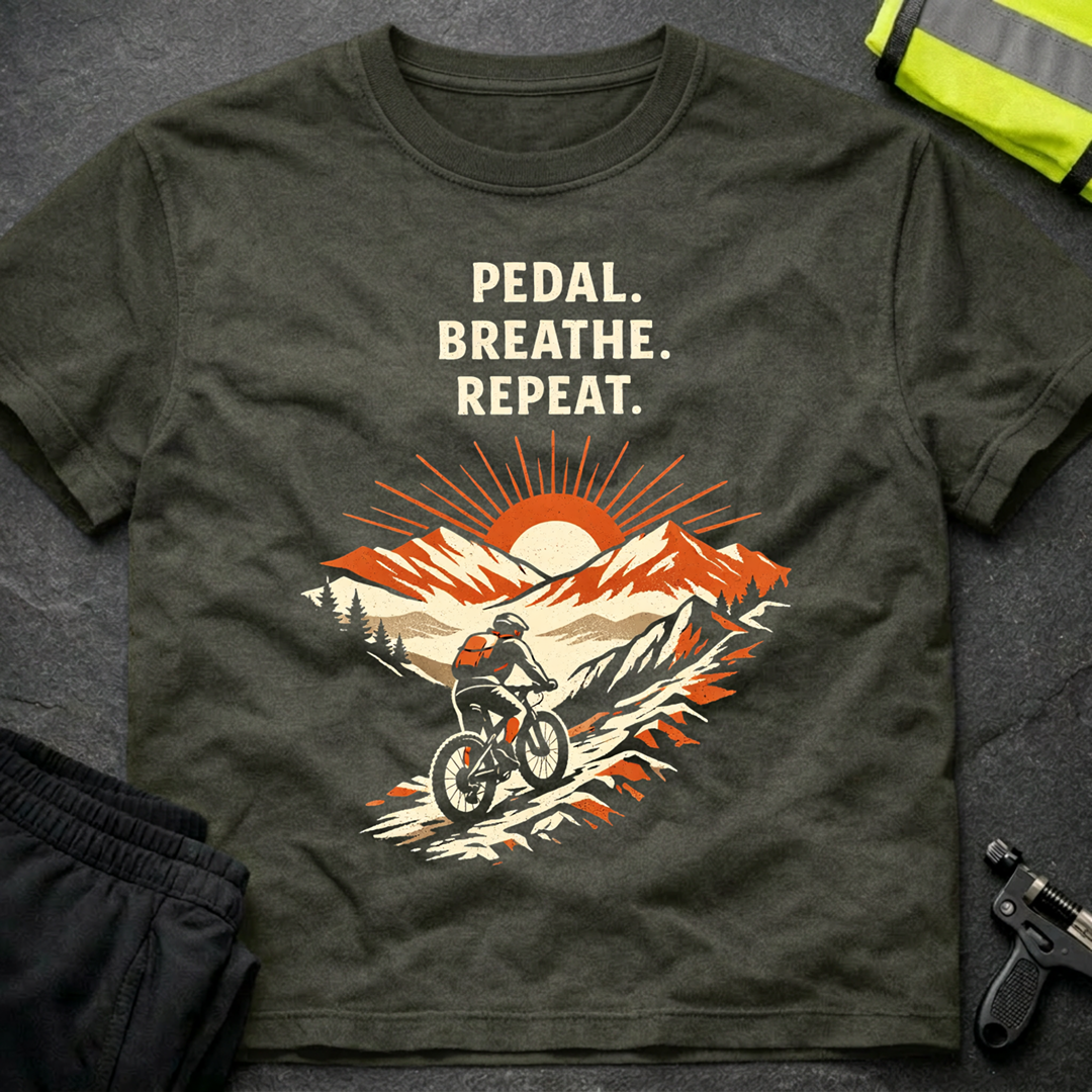 Pedal Breathe Repeat T-Shirt