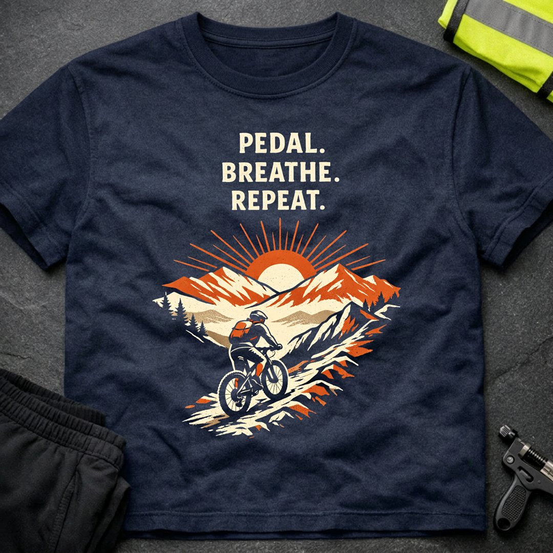 Pedal Breathe Repeat T-Shirt