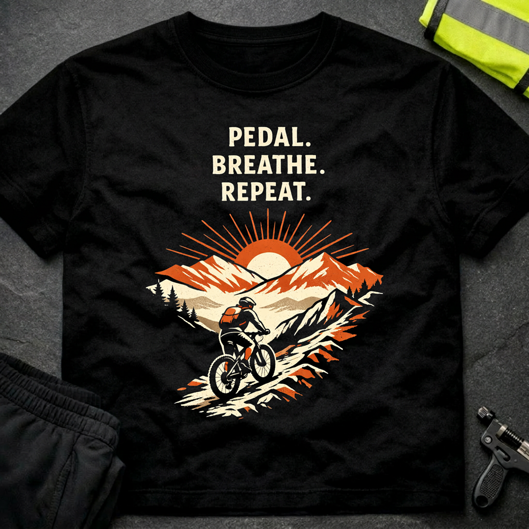 Pedal Breathe Repeat T-Shirt