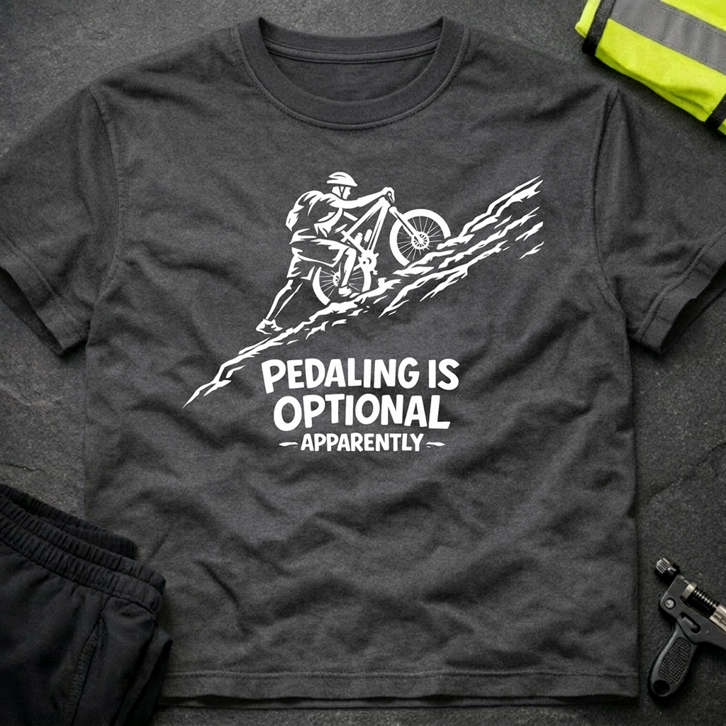 Pedaling is optional T-Shirt